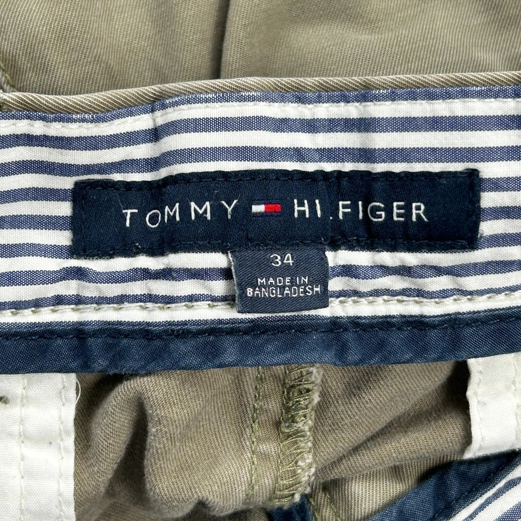 Tommy Hilfiger Chino Shorts - 34W 10L Khaki Cotton - Image 6