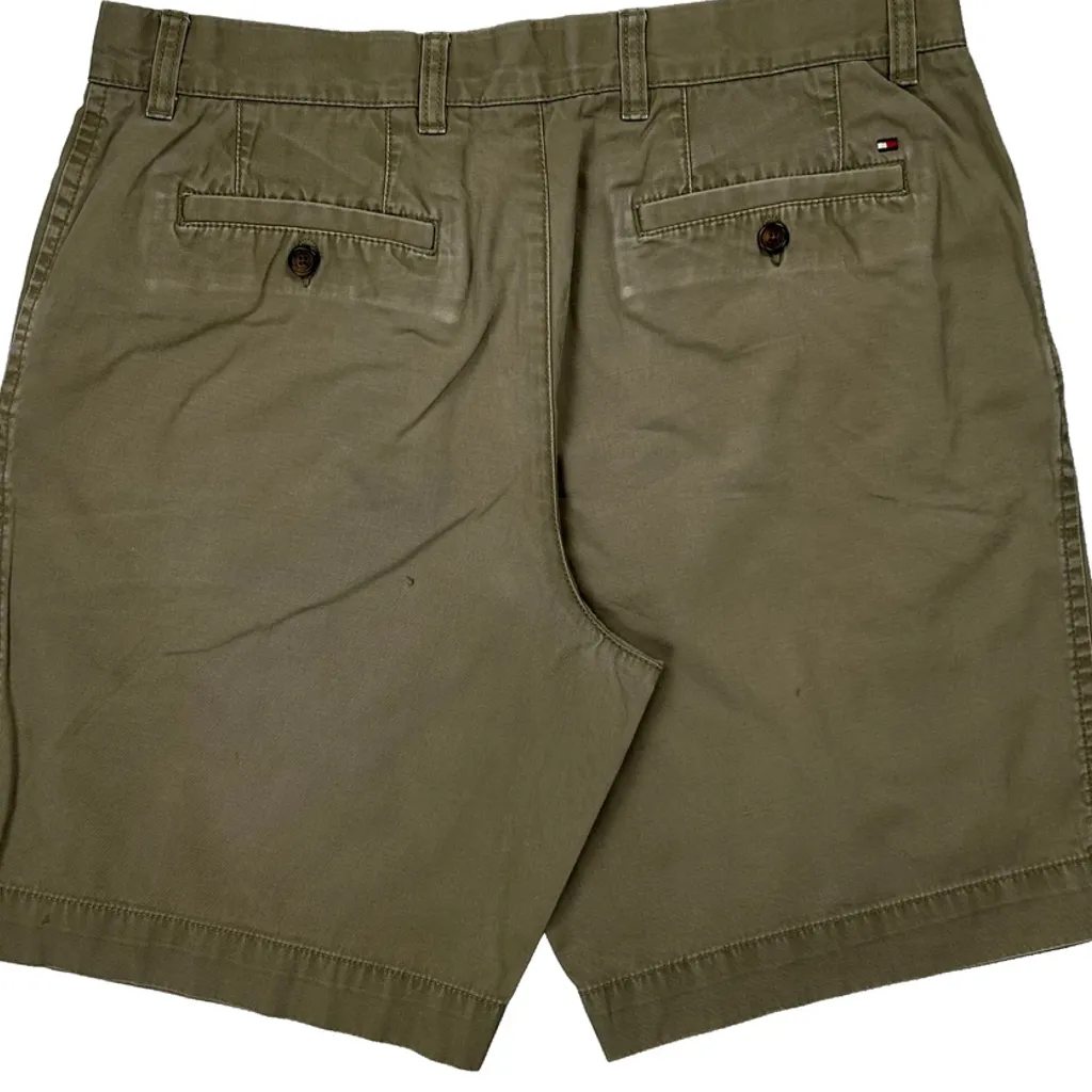 Tommy Hilfiger Chino Shorts - 34W 10L Khaki Cotton - Image 8