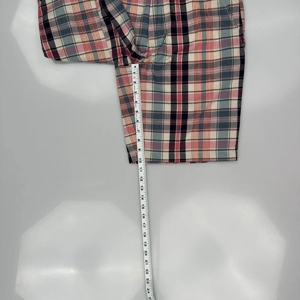 Tommy Hilfiger Checked Chino Shorts - 32W 9L Multicoloured Cotton - Image 5