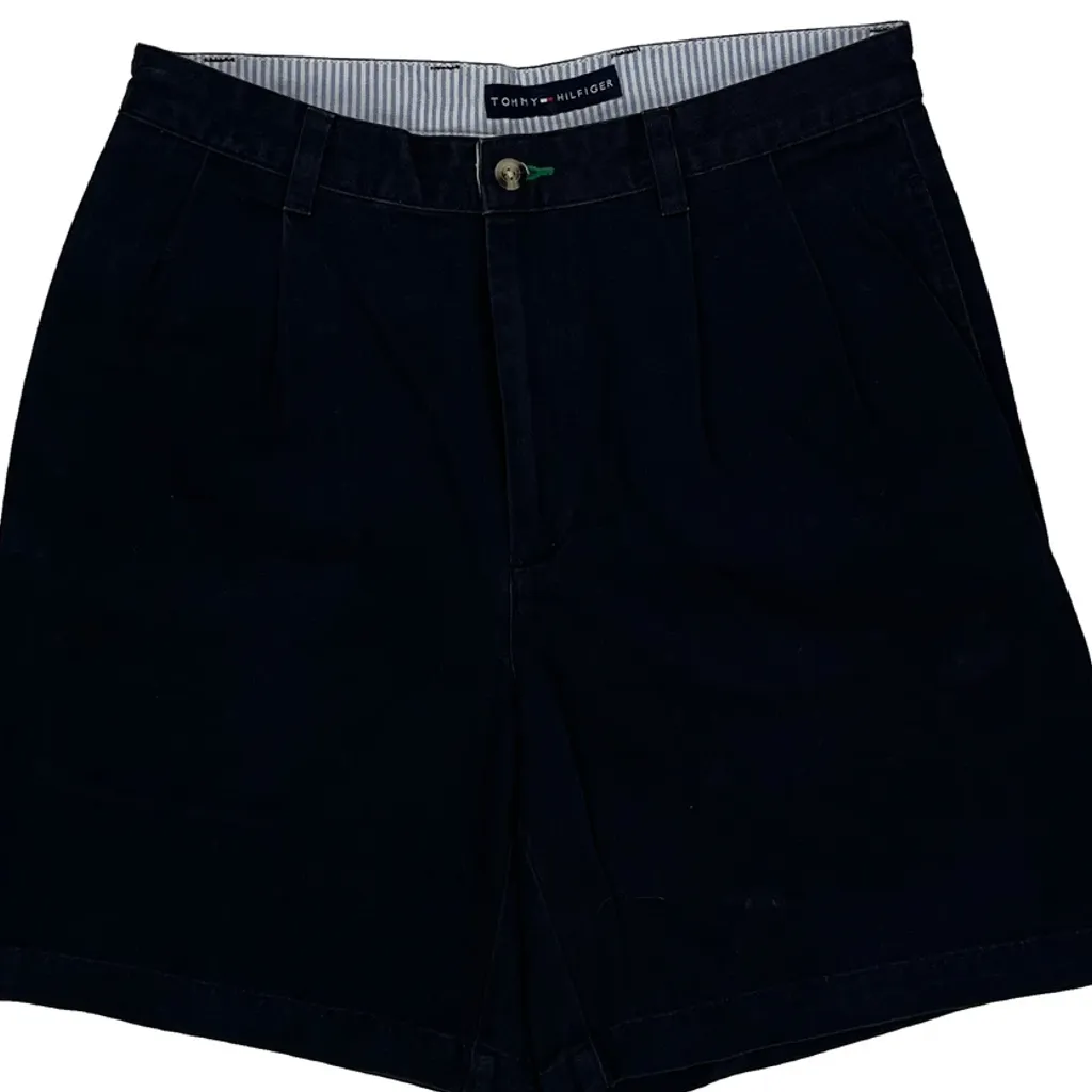 Tommy Hilfiger Chino Shorts - 29W 7L Navy Cotton - Image 10