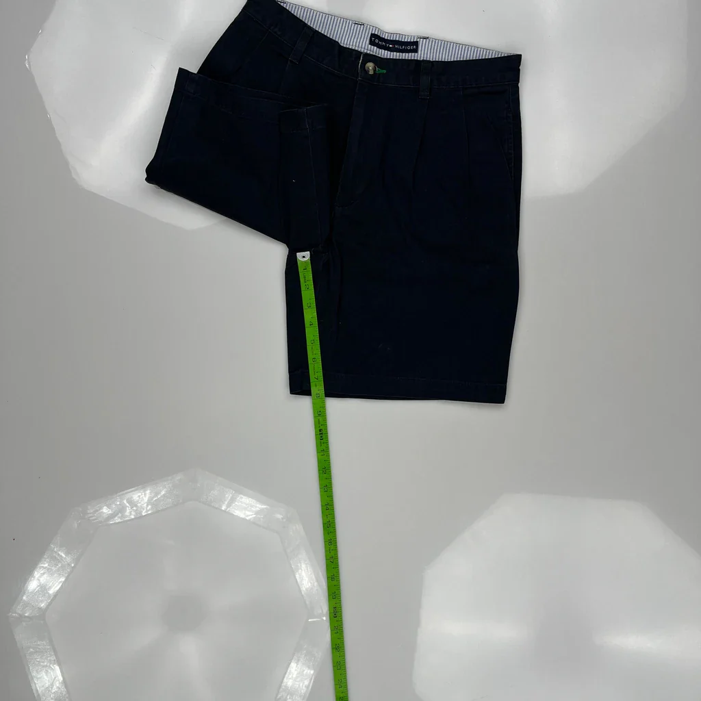 Tommy Hilfiger Chino Shorts - 29W 7L Navy Cotton - Image 5