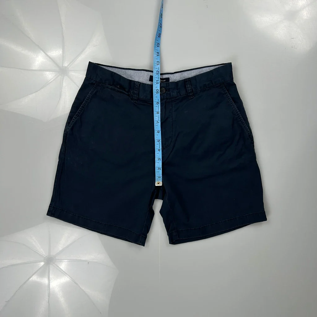 Tommy Hilfiger Chino Shorts - 31W 8L Navy Cotton - Image 4