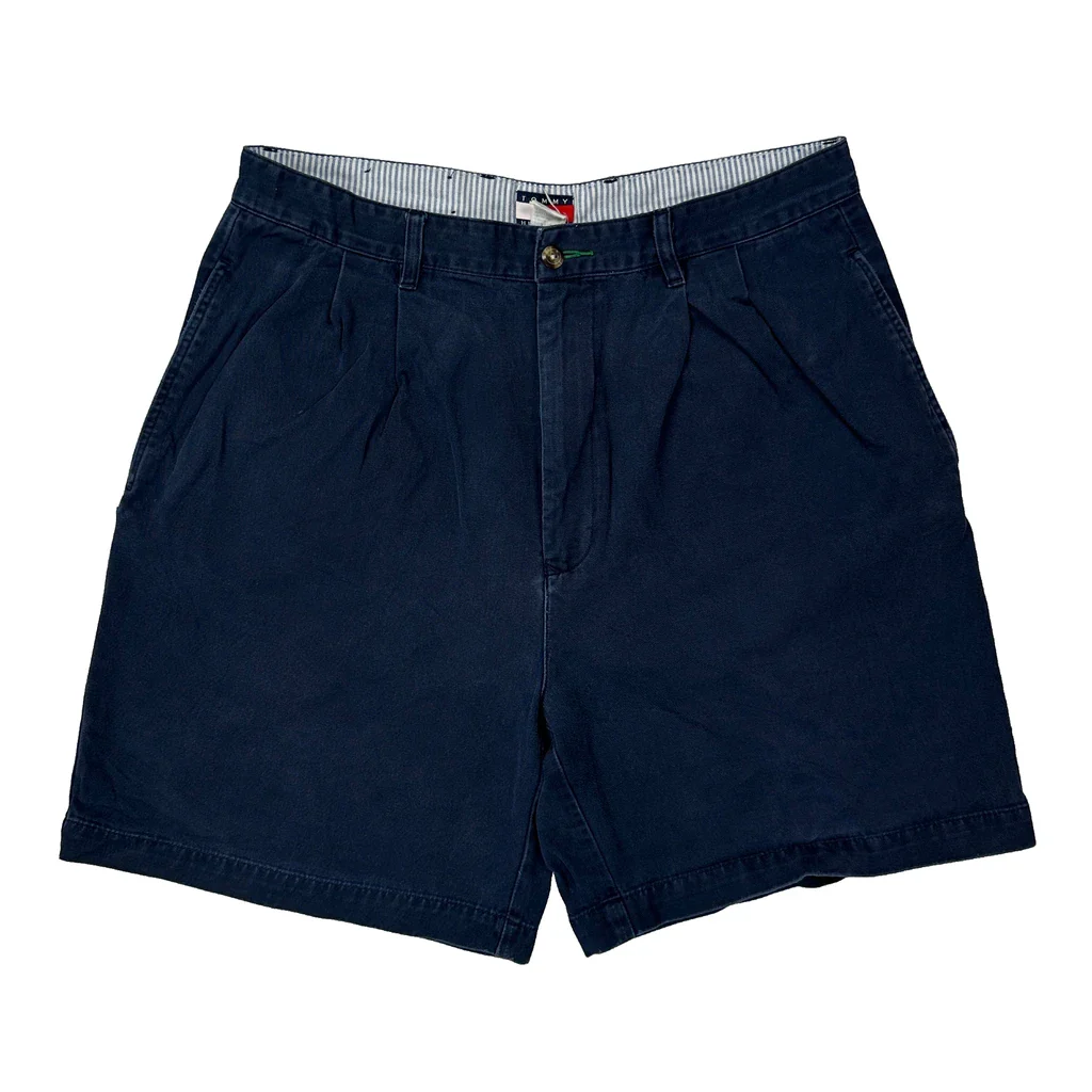 Tommy Hilfiger Chino Shorts - 32W 8L Navy Cotton - Image 2