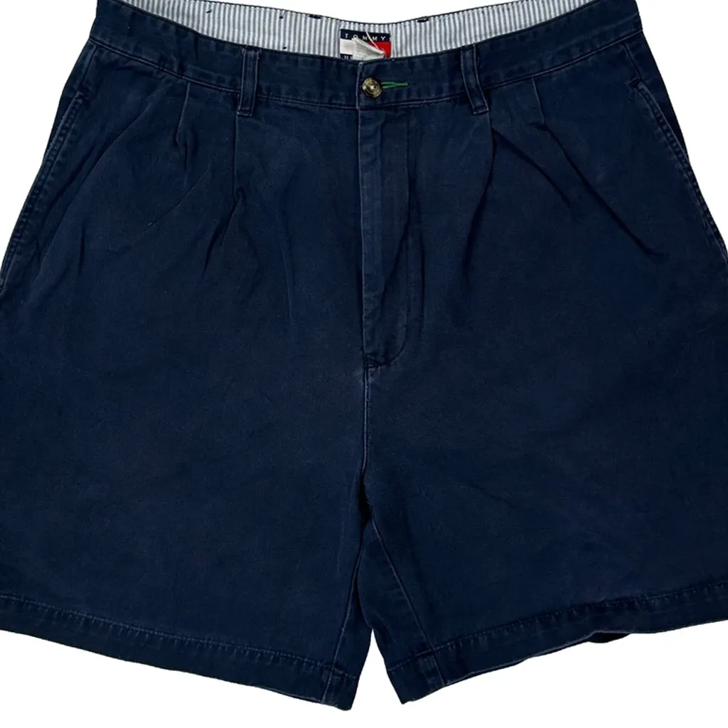 Tommy Hilfiger Chino Shorts - 32W 8L Navy Cotton - Image 9