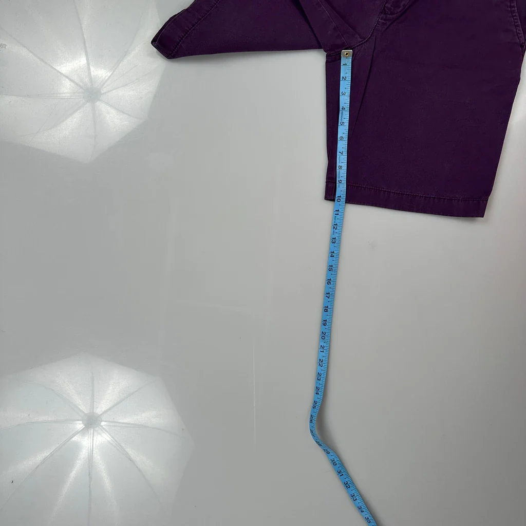 Tommy Hilfiger Chino Shorts - 31W 10L Purple Cotton - Image 5