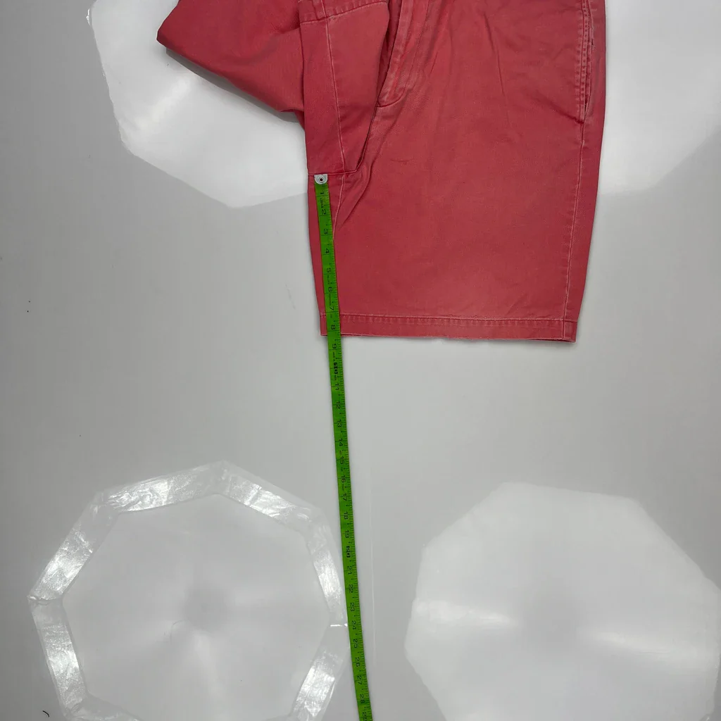 Tommy Hilfiger Chino Shorts - 34W 8L Red Cotton - Image 5