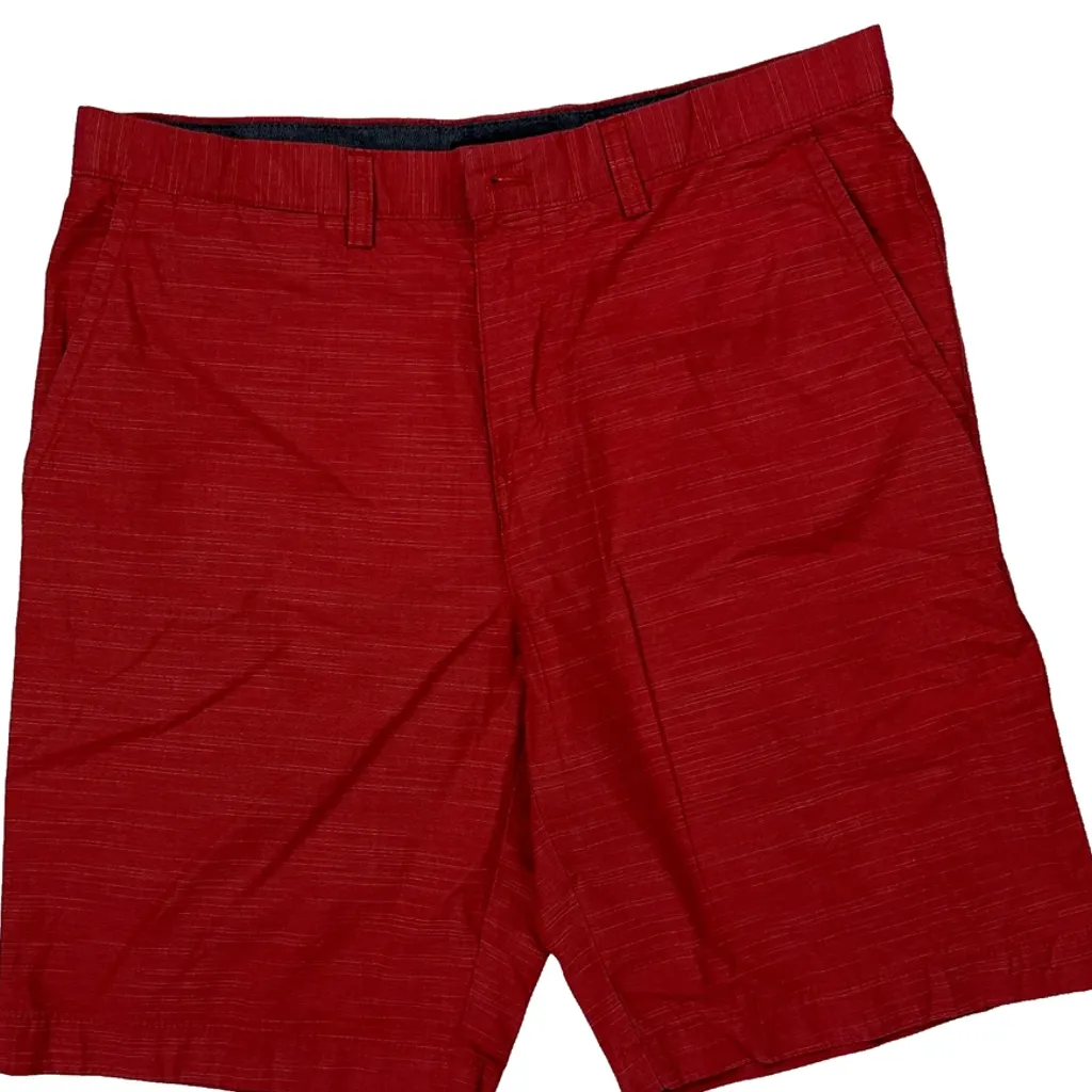 Tommy Hilfiger Chino Shorts - 34W 9L Red Cotton - Image 10