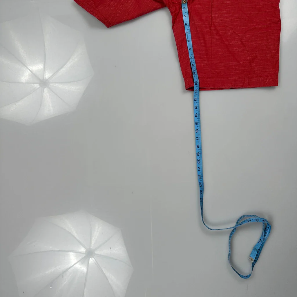 Tommy Hilfiger Chino Shorts - 34W 9L Red Cotton - Image 5