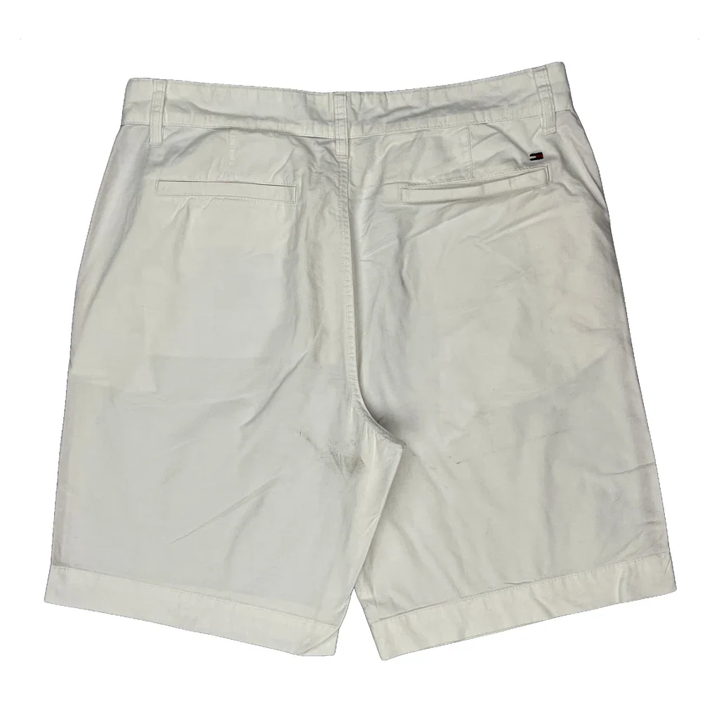 Tommy Hilfiger Chino Shorts - 33W 10L White Cotton