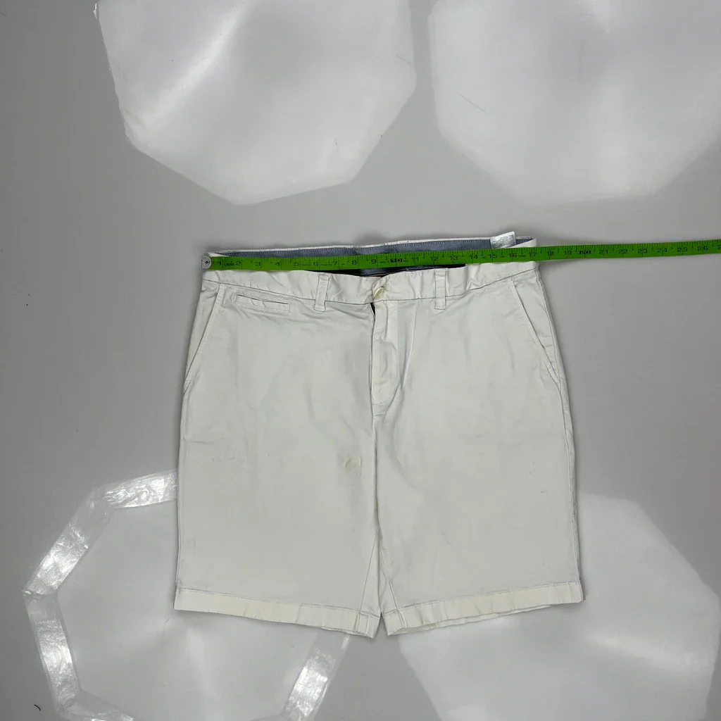 Tommy Hilfiger Chino Shorts - 34W 9L White Cotton - Image 3