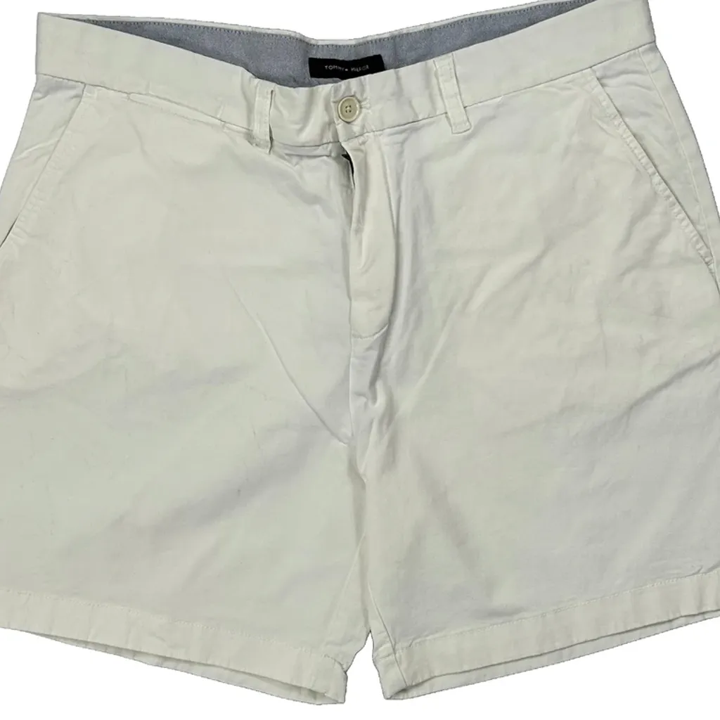 Tommy Hilfiger Chino Shorts - 36W 7L White Cotton - Image 10