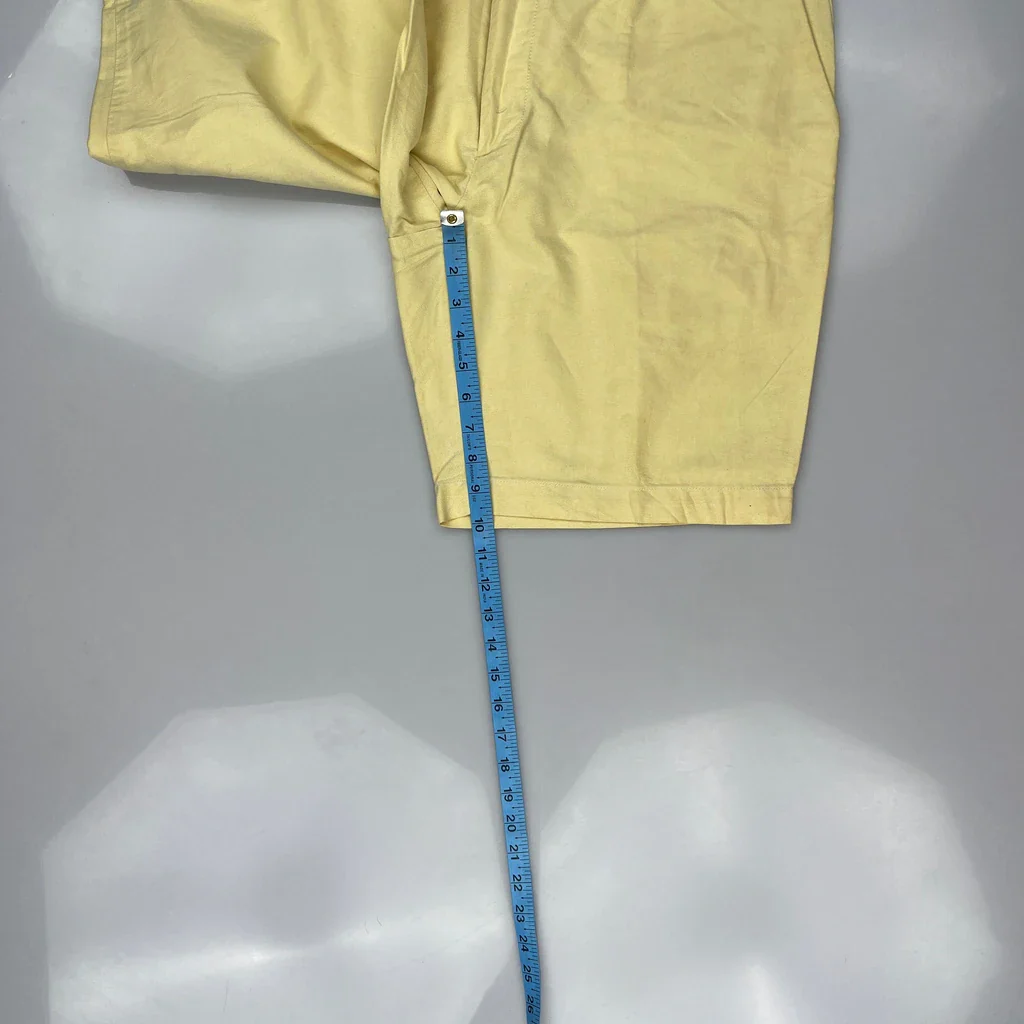 Tommy Hilfiger Chino Shorts - 36W 7L Yellow Cotton - Image 5