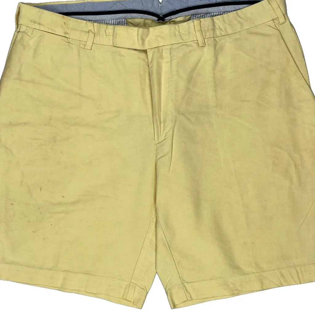 Tommy Hilfiger Chino Shorts - 36W 7L Yellow Cotton - Image 8