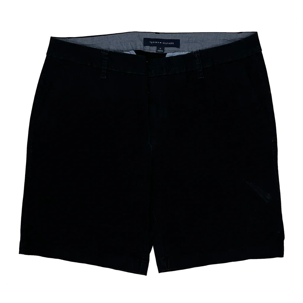 Tommy Hilfiger Chino Shorts - 32W UK 12 Black Cotton - Image 2