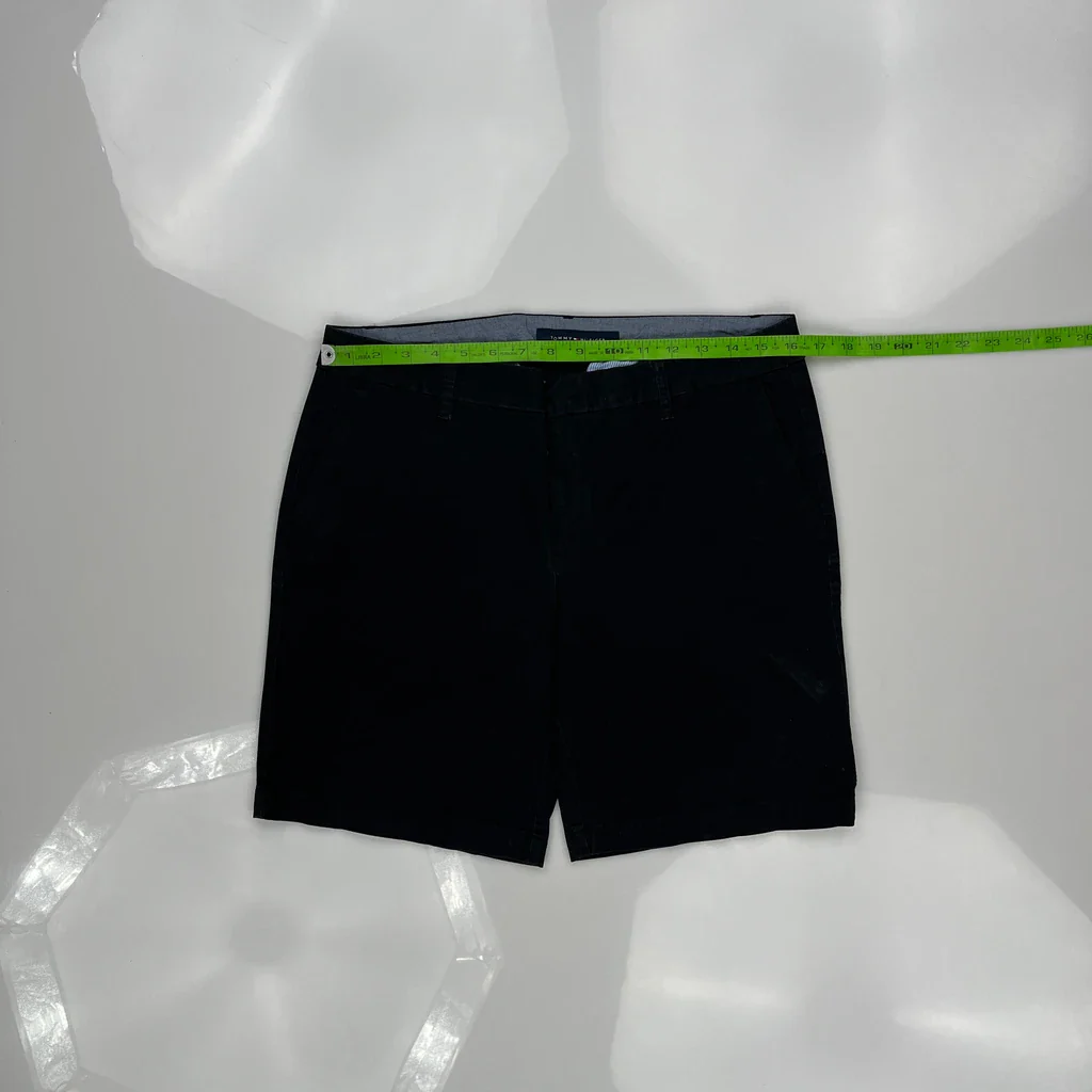 Tommy Hilfiger Chino Shorts - 32W UK 12 Black Cotton - Image 3