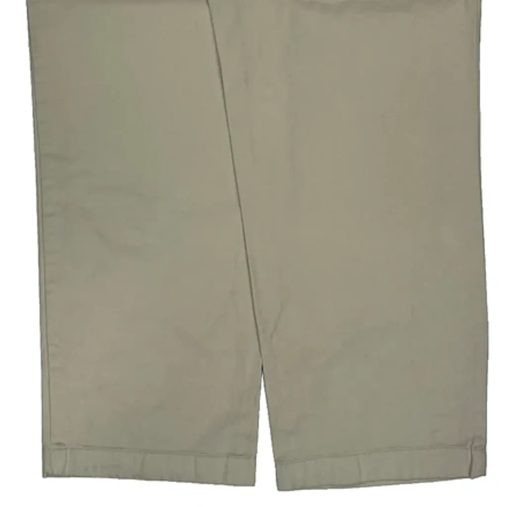 Tommy Hilfiger Pleated Chinos - 32W 31L Beige Cotton - Image 9