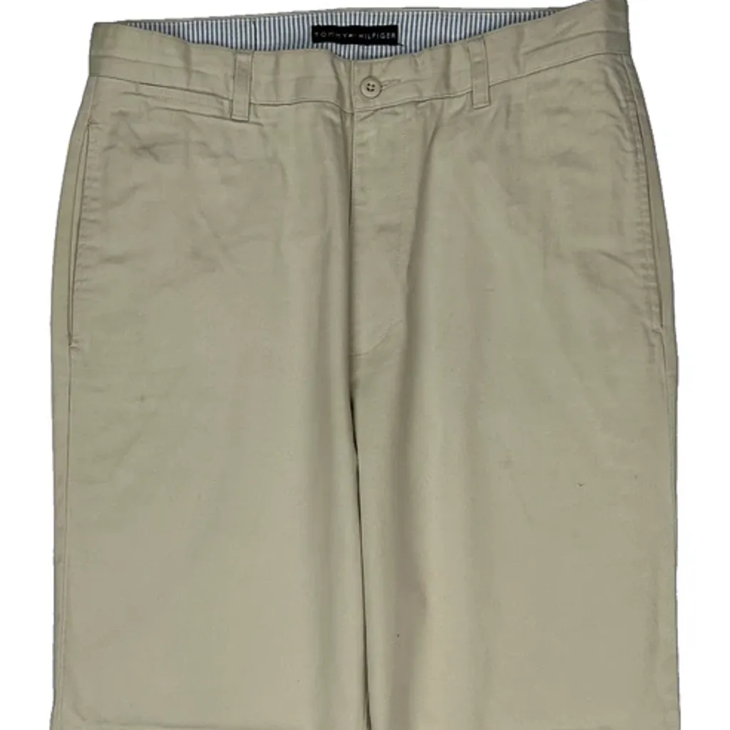 Tommy Hilfiger Chinos - 32W 31L Beige Cotton - Image 9