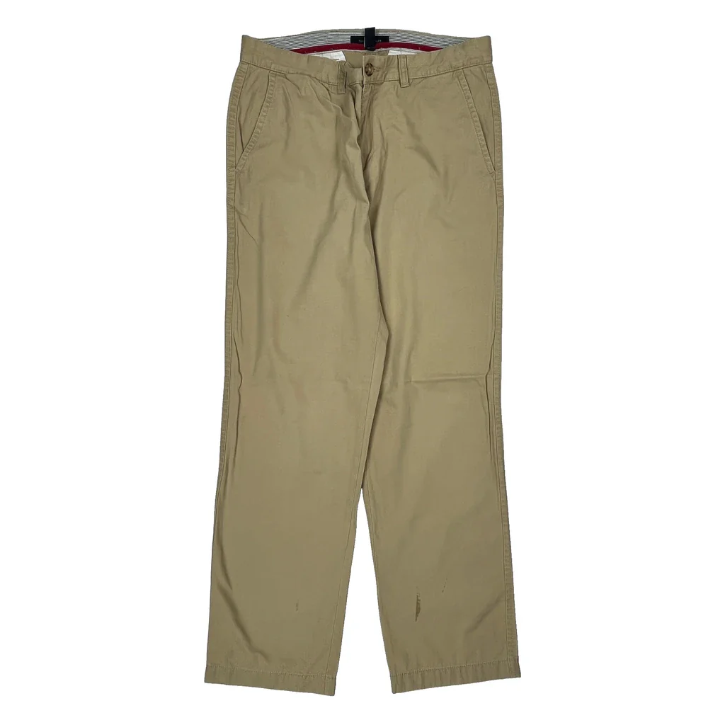 Tommy Hilfiger Chinos - 33W 30L Beige Cotton - Image 2
