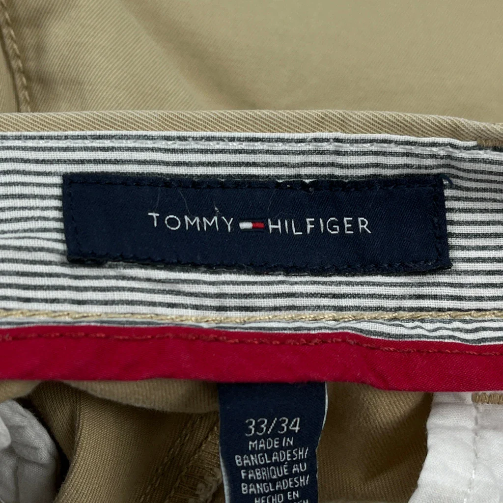 Tommy Hilfiger Chinos - 33W 30L Beige Cotton - Image 6