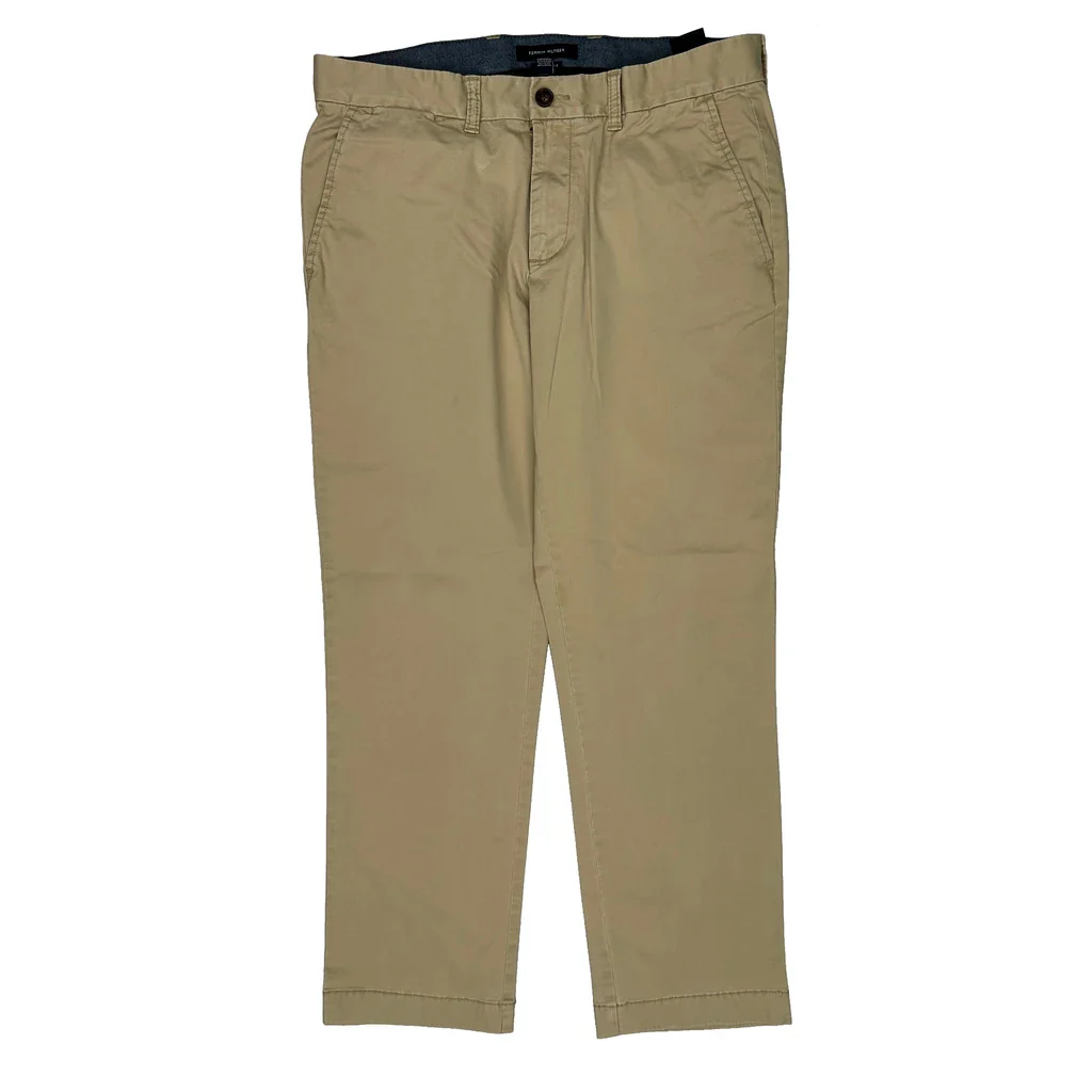 Tommy Hilfiger Chinos - 34W 30L Beige Cotton - Image 2