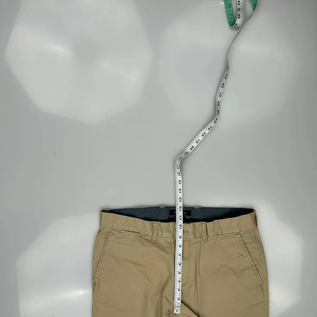 Tommy Hilfiger Chinos - 34W 30L Beige Cotton - Image 4