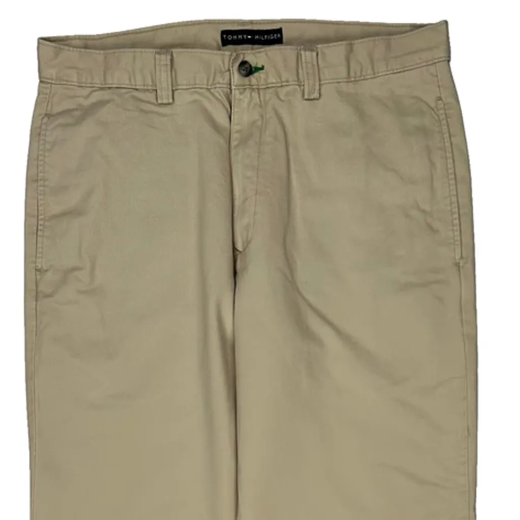 Tommy Hilfiger Chinos - 34W 32L Beige Cotton - Image 10