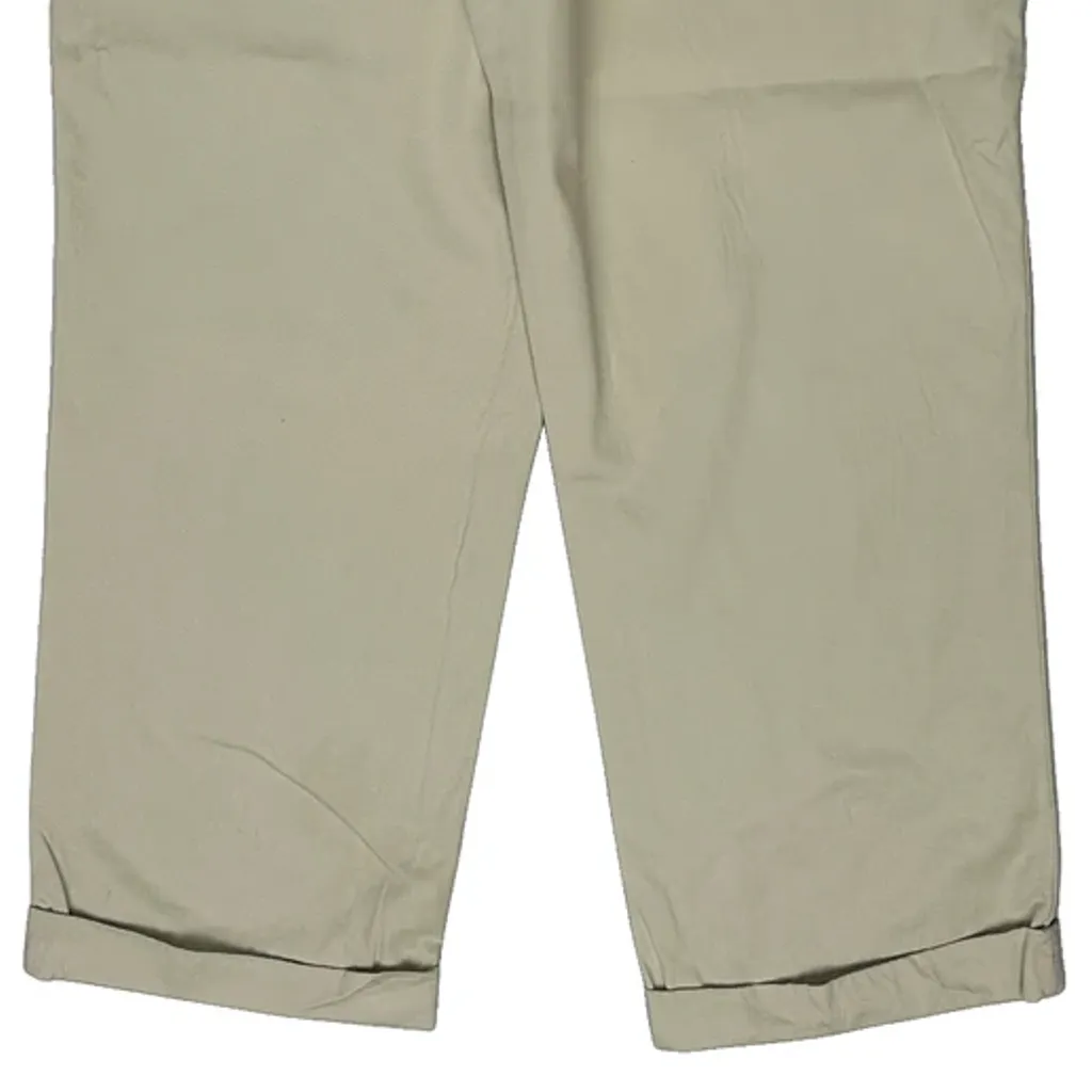 Tommy Hilfiger Pleated Chinos - 34W 29L Beige Cotton - Image 9