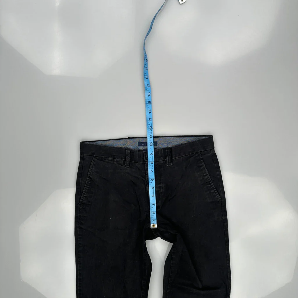 Tommy Hilfiger Chinos - 32W 29L Black Cotton - Image 4