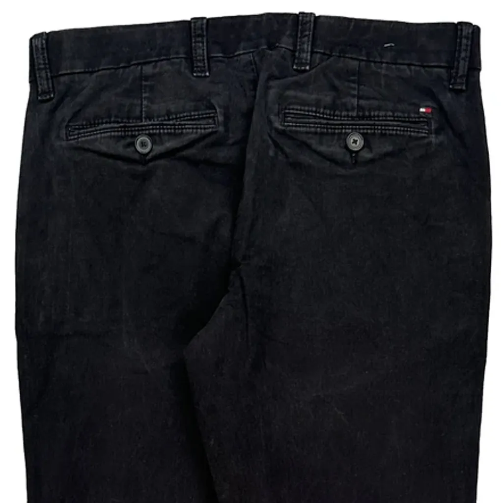 Tommy Hilfiger Chinos - 32W 29L Black Cotton - Image 7