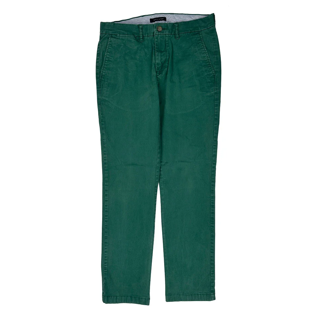 Tommy Hilfiger Chinos - 31W 31L Green Cotton - Image 2
