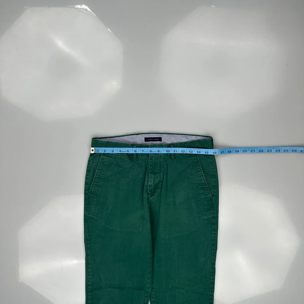 Tommy Hilfiger Chinos - 31W 31L Green Cotton - Image 3