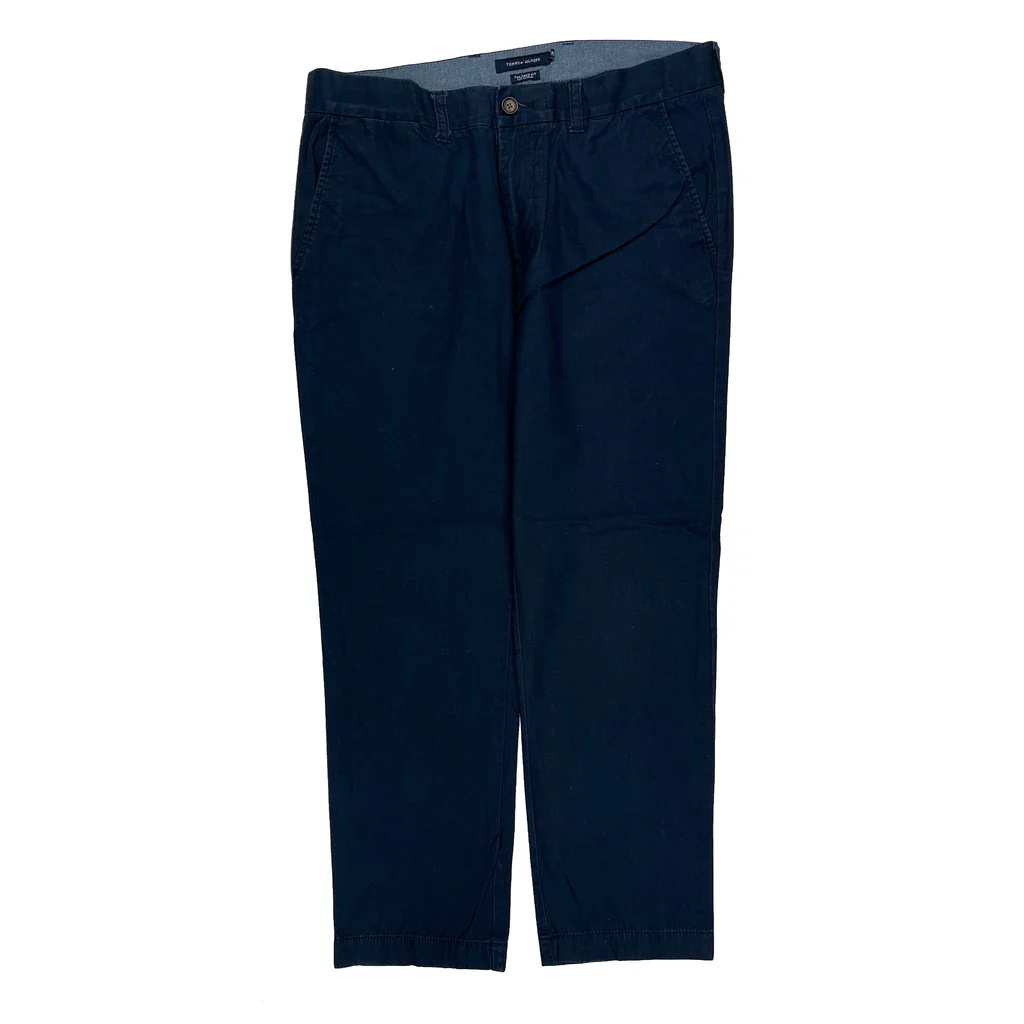 Tommy Hilfiger Chinos - 36W 29L Navy Cotton - Image 2