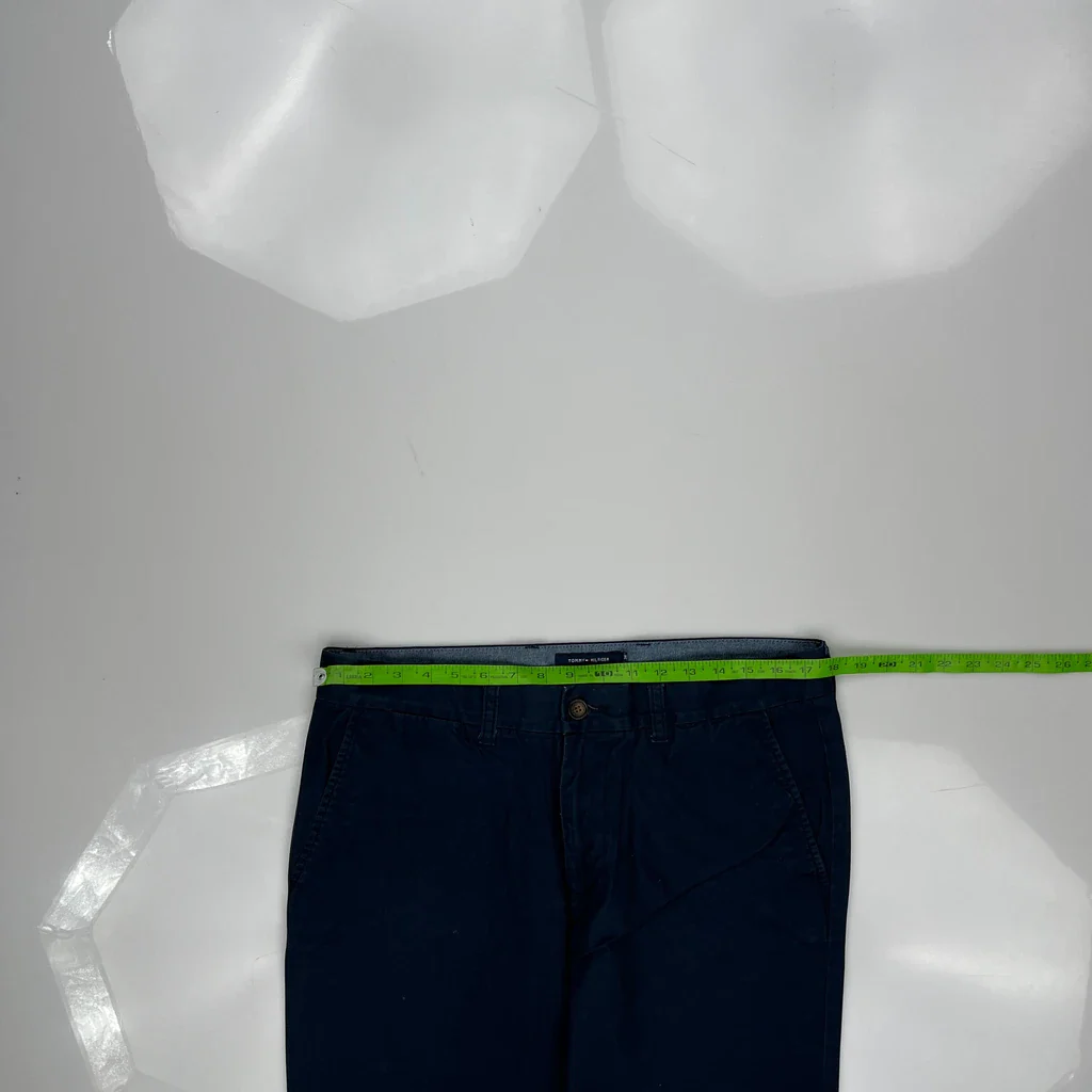 Tommy Hilfiger Chinos - 36W 29L Navy Cotton - Image 3