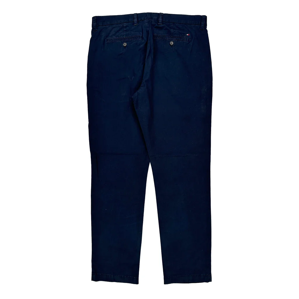 Tommy Hilfiger Chinos - 36W 32L Navy Cotton
