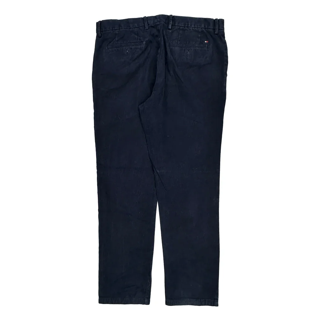 Tommy Hilfiger Slim Fit Chinos - 36W 31L Navy Cotton