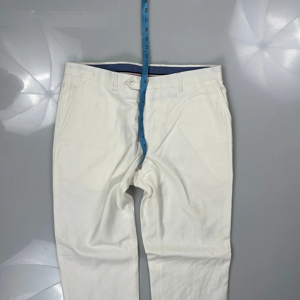 Tommy Hilfiger Chinos - 36W 32L White Cotton - Image 4