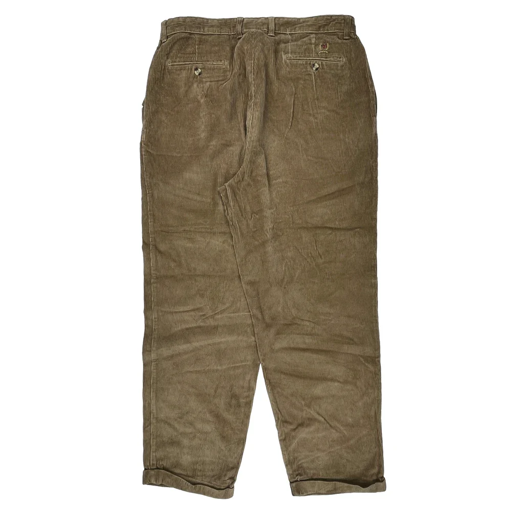 Tommy Hilfiger Cord Pants - 36″ Waist Brown Cotton