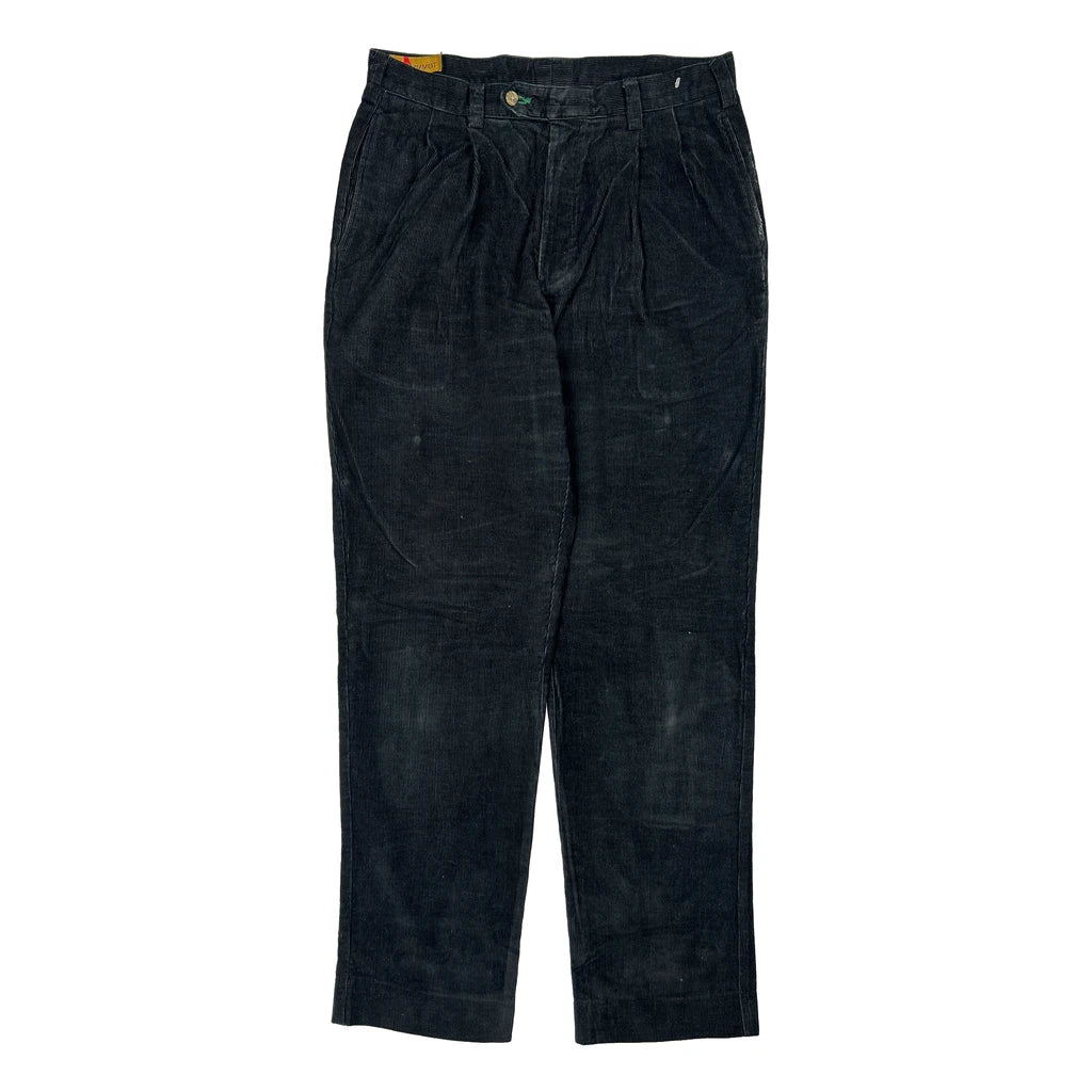 Tommy Hilfiger Cord Trousers - 32″ Waist Black Corduroy - Image 2