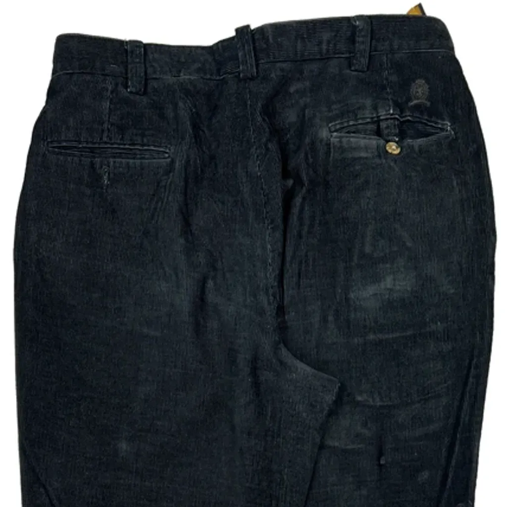 Tommy Hilfiger Cord Trousers - 32″ Waist Black Corduroy - Image 7