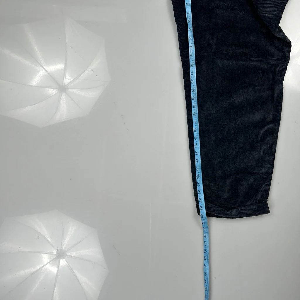 Tommy Hilfiger Cord Trousers - 36″ Waist Blue Cotton - Image 5