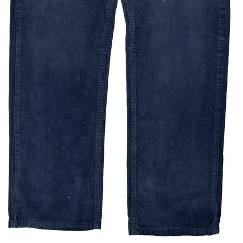 Tommy Hilfiger Cord Trousers - 35″ Waist Navy Corduroy - Image 10