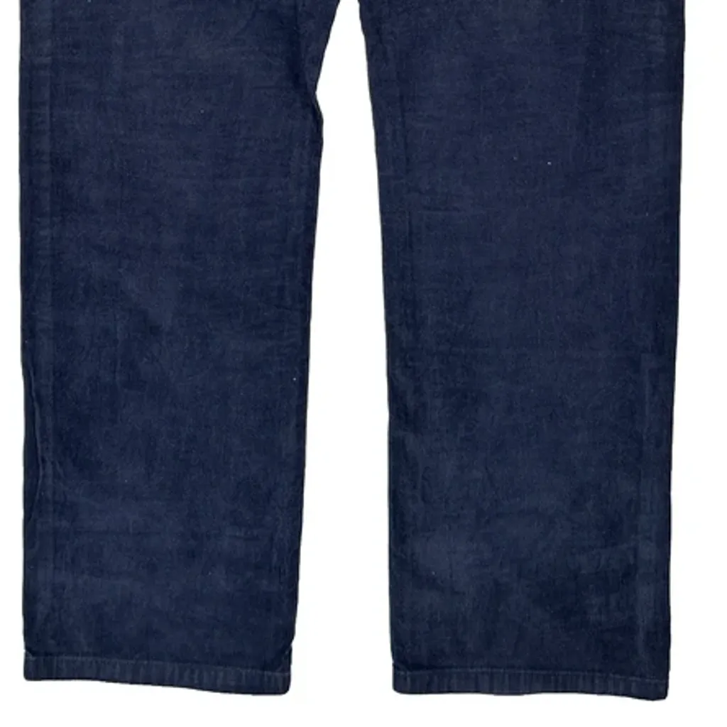 Tommy Hilfiger Cord Trousers - 35″ Waist Navy Corduroy - Image 7
