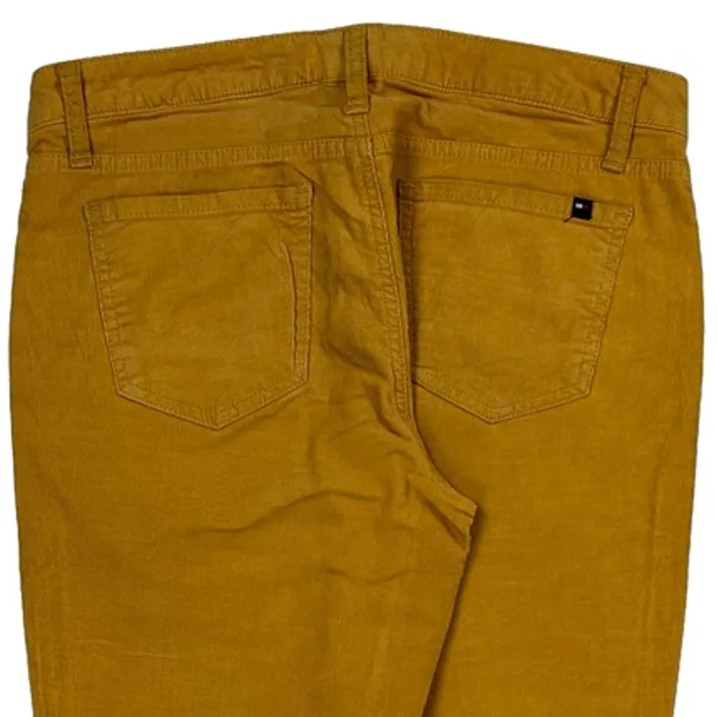 Tommy Hilfiger Cord Trousers - 33″ Waist Yellow Corduroy - Image 7