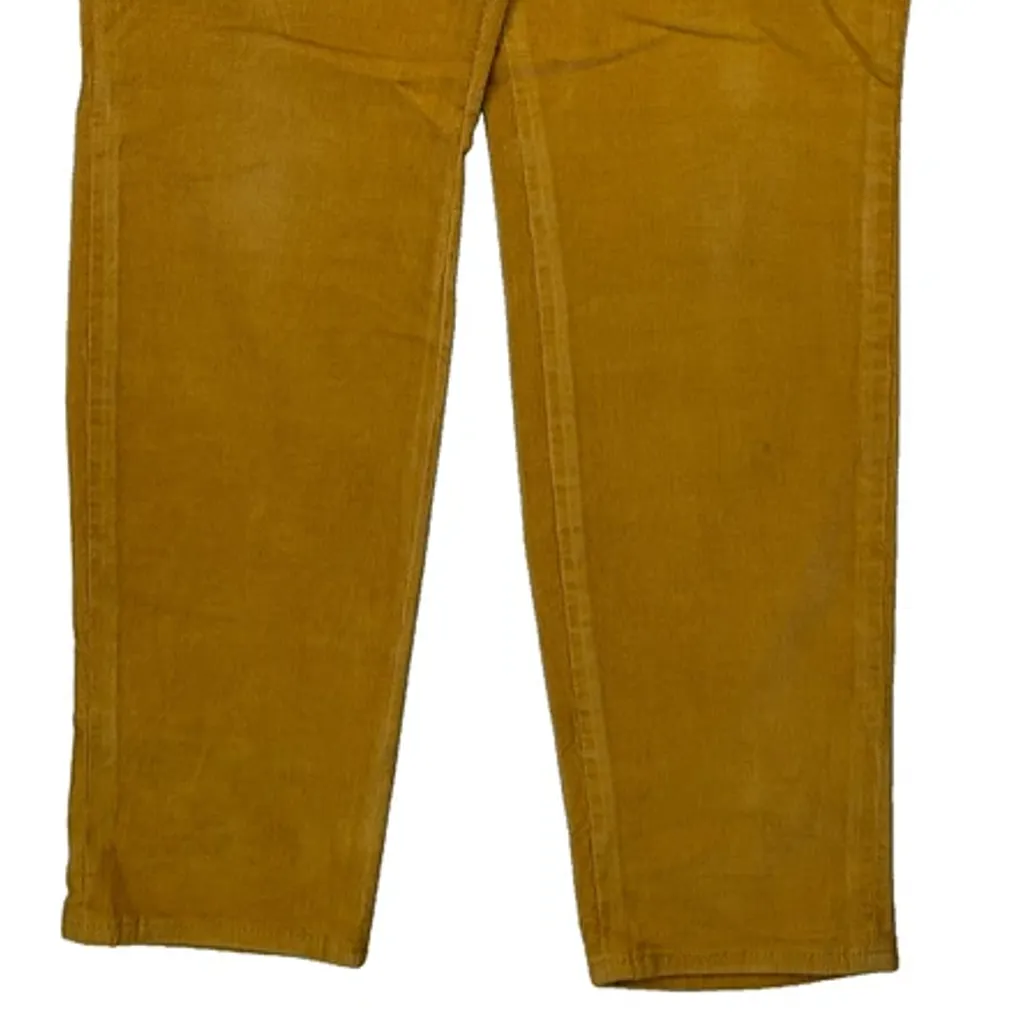 Tommy Hilfiger Cord Trousers - 33″ Waist Yellow Corduroy - Image 9