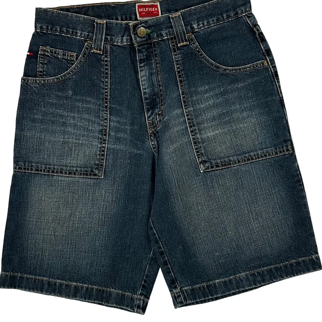 Tommy Hilfiger Denim Shorts - 30W 11L Blue Denim - Image 10
