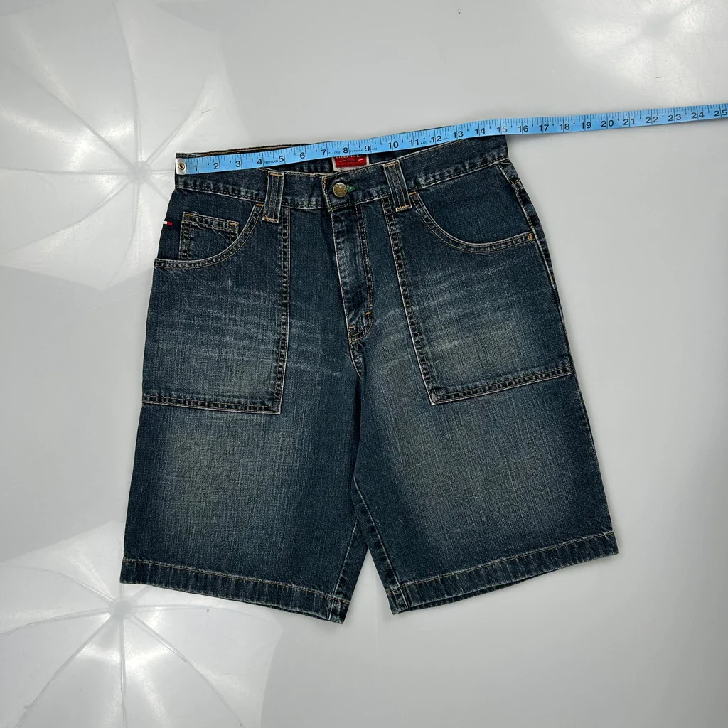 Tommy Hilfiger Denim Shorts - 30W 11L Blue Denim - Image 3