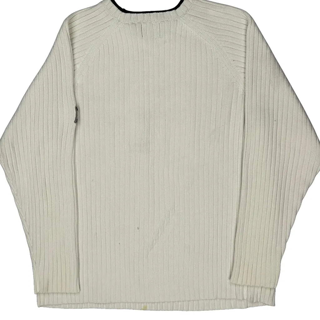 Tommy Hilfiger Denim Jumper - Medium Cream Cotton - Image 7