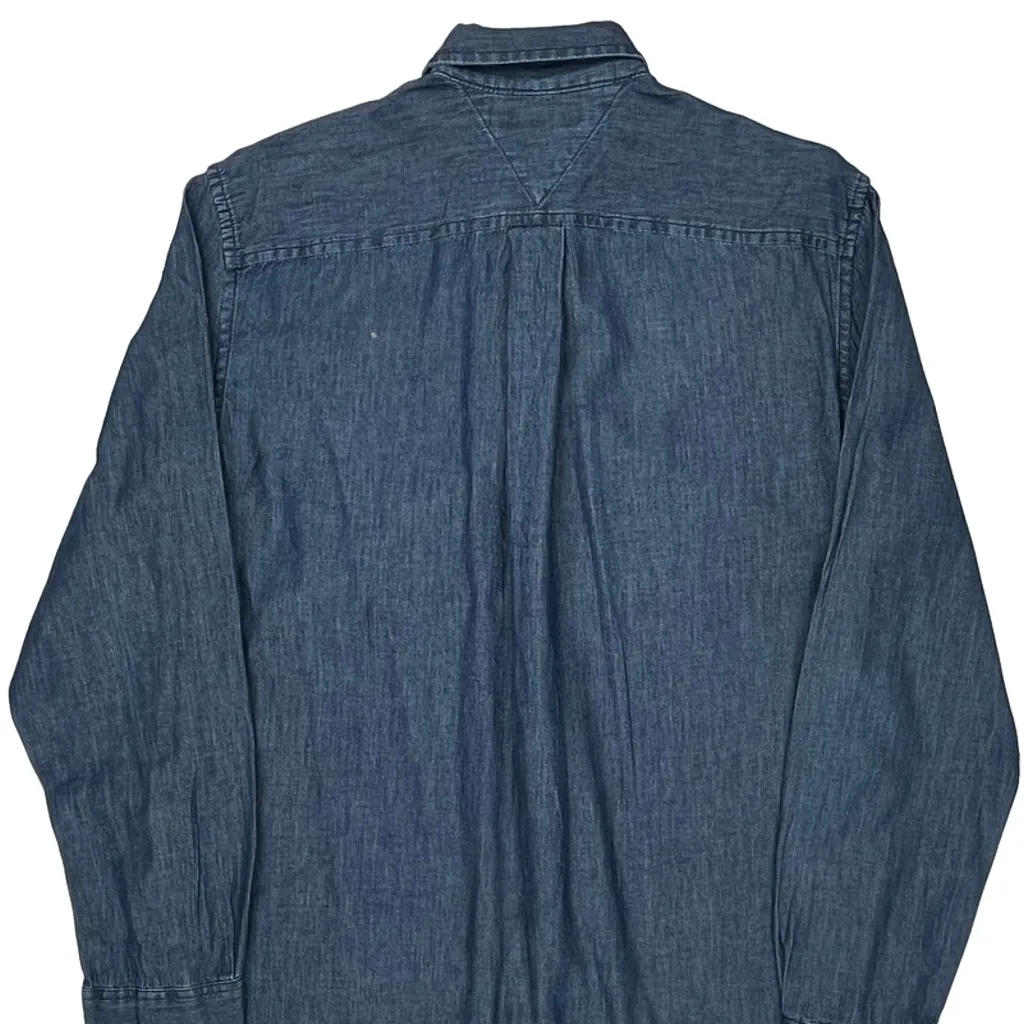 Tommy Hilfiger Denim Shirt - Medium Blue Denim - Image 7