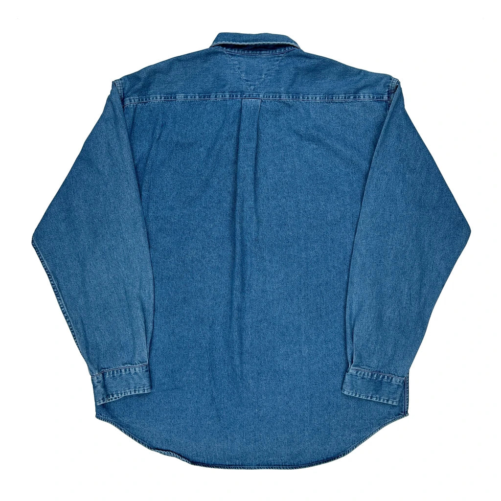 Tommy Hilfiger Denim Shirt - XL Blue Cotton - Image 2