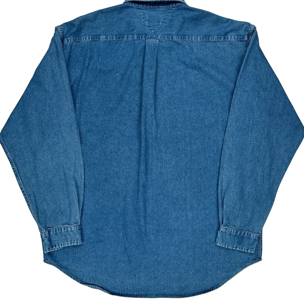 Tommy Hilfiger Denim Shirt - XL Blue Cotton - Image 6